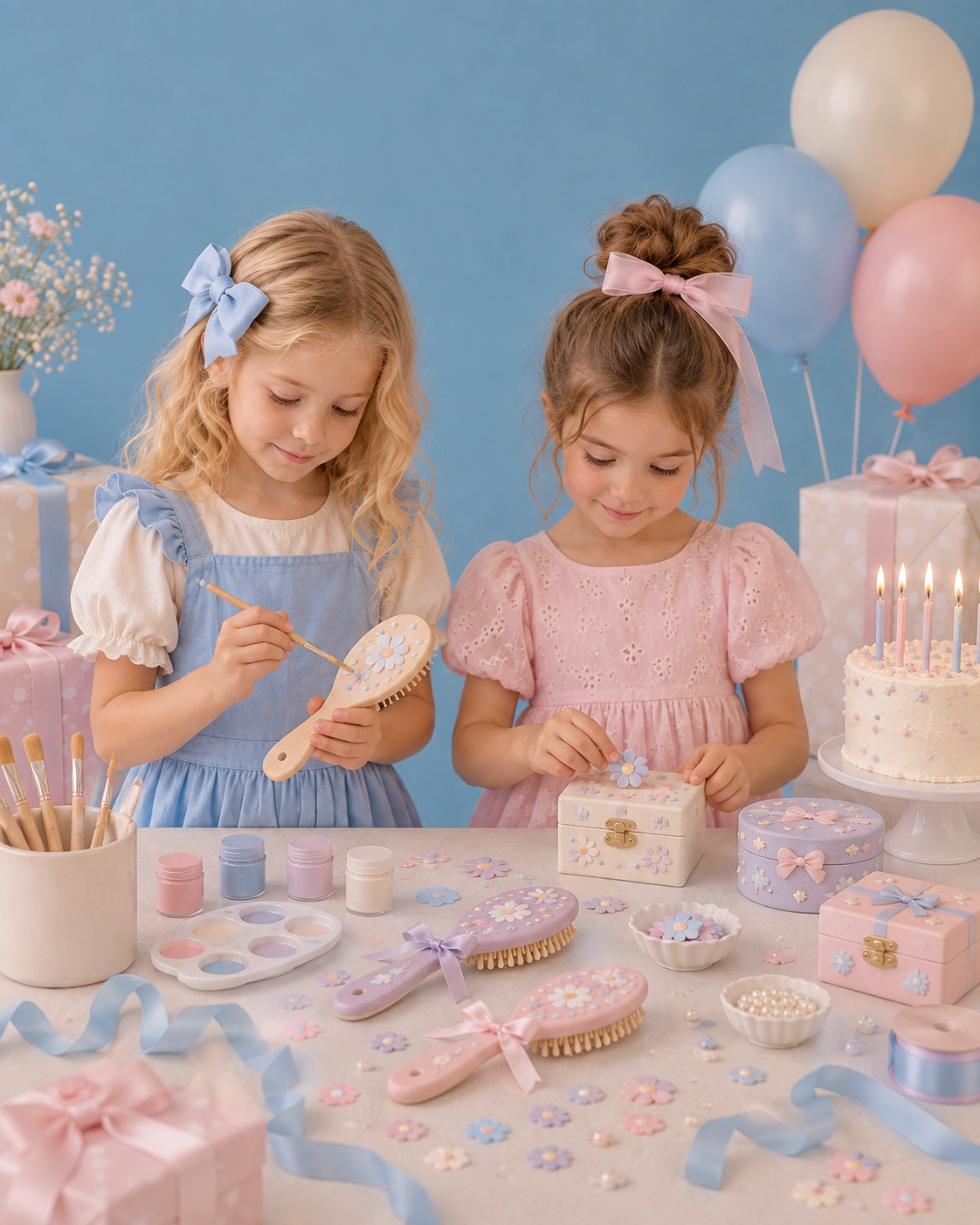 Kreatywne urodziny dla dzieci w Legnicy Pracownia Twórcza - Atelier Małej Damy.