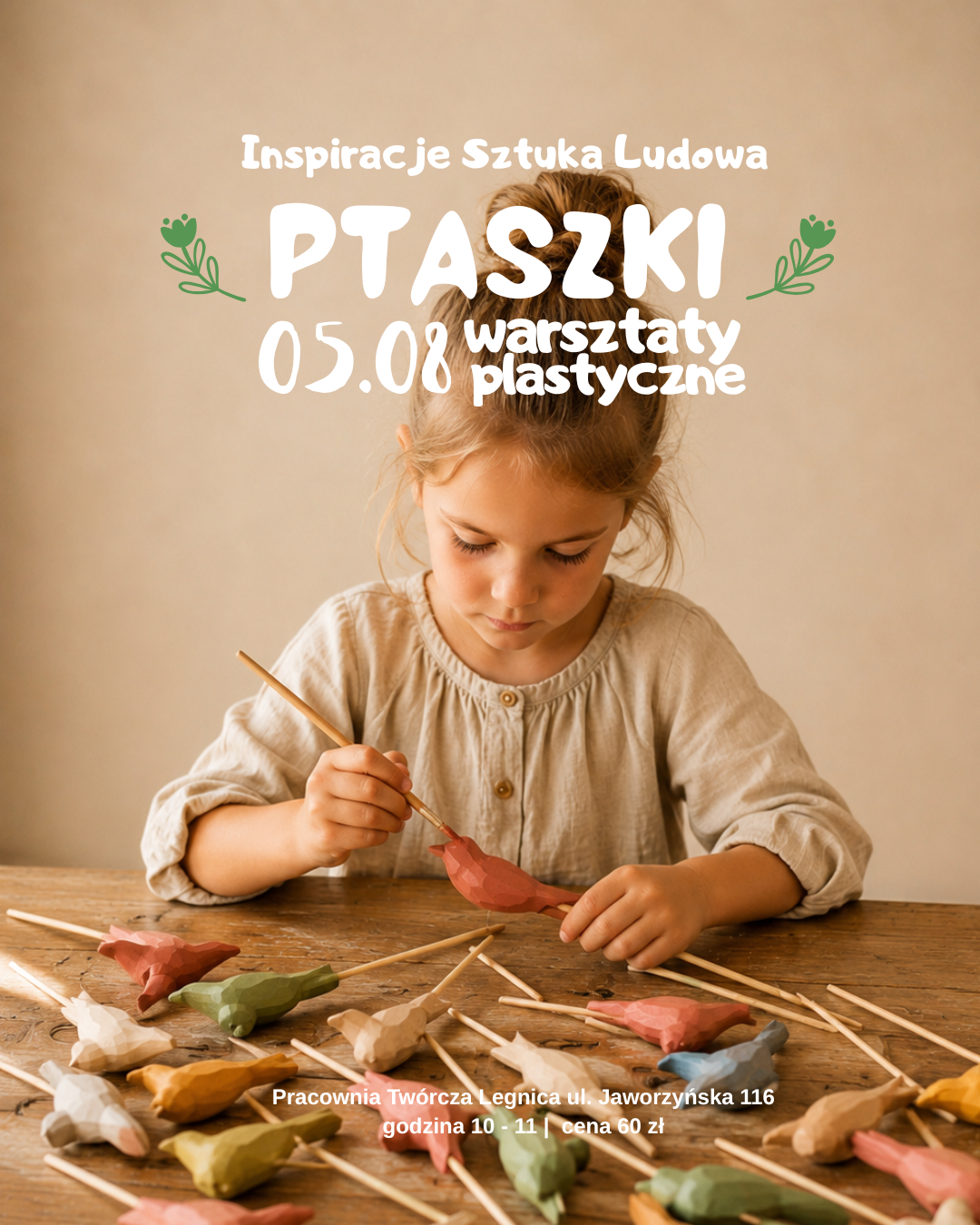 Mini Warsztaty Bilet - Ptaszki – 05.08.2026